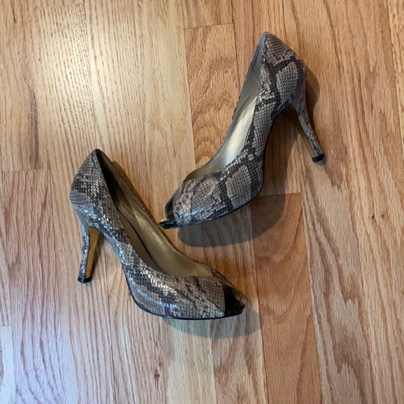 Python print peep toe sz 7 - Picture 1 of 5
